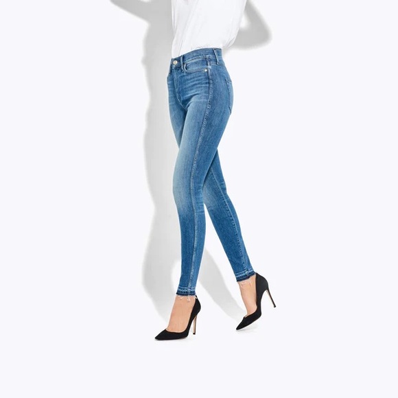 AYR Riser Skinny Jean in Neon Jupiter - Picture 2 of 9